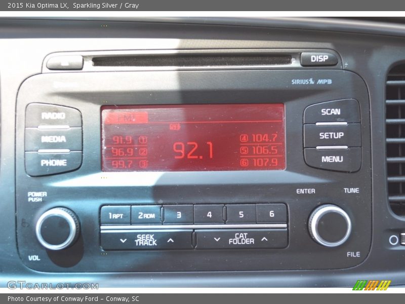 Sparkling Silver / Gray 2015 Kia Optima LX