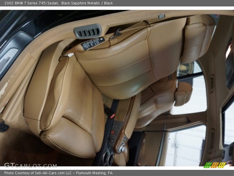 Black Sapphire Metallic / Black 2002 BMW 7 Series 745i Sedan