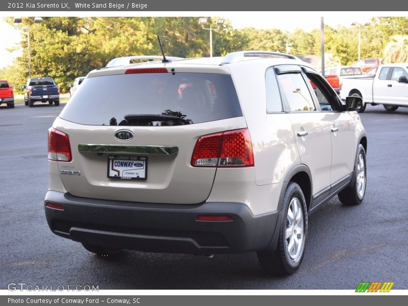 White Sand Beige / Beige 2012 Kia Sorento LX