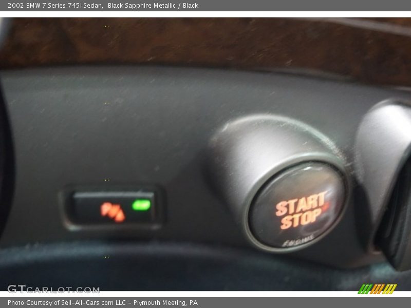 Black Sapphire Metallic / Black 2002 BMW 7 Series 745i Sedan