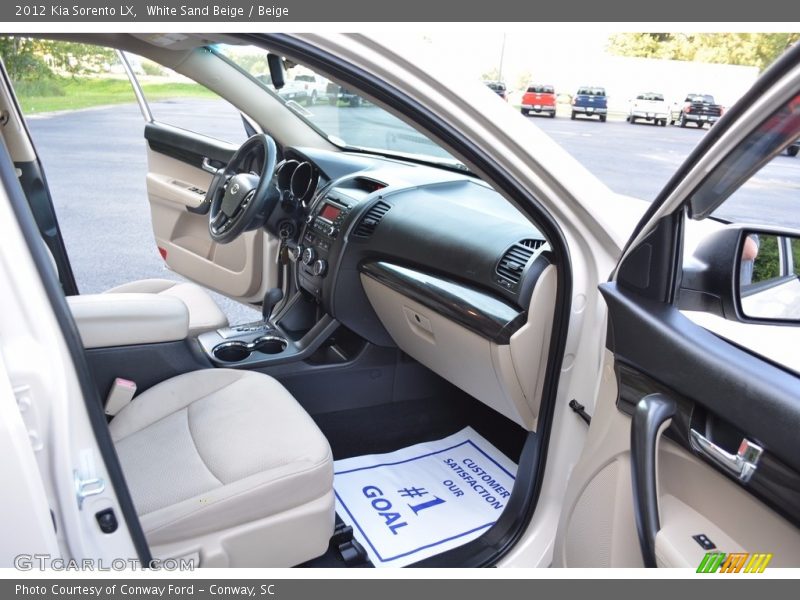 White Sand Beige / Beige 2012 Kia Sorento LX