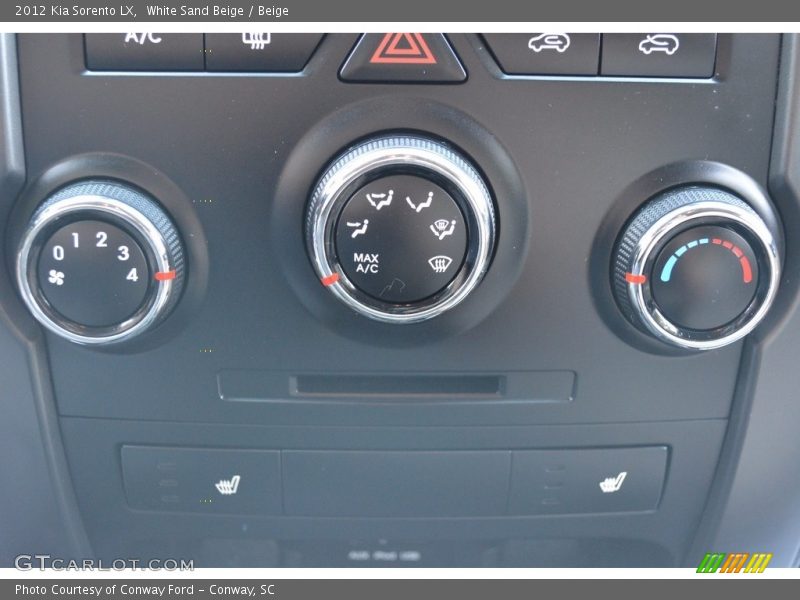 White Sand Beige / Beige 2012 Kia Sorento LX