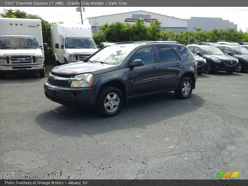 Granite Gray Metallic / Dark Gray 2007 Chevrolet Equinox LT AWD