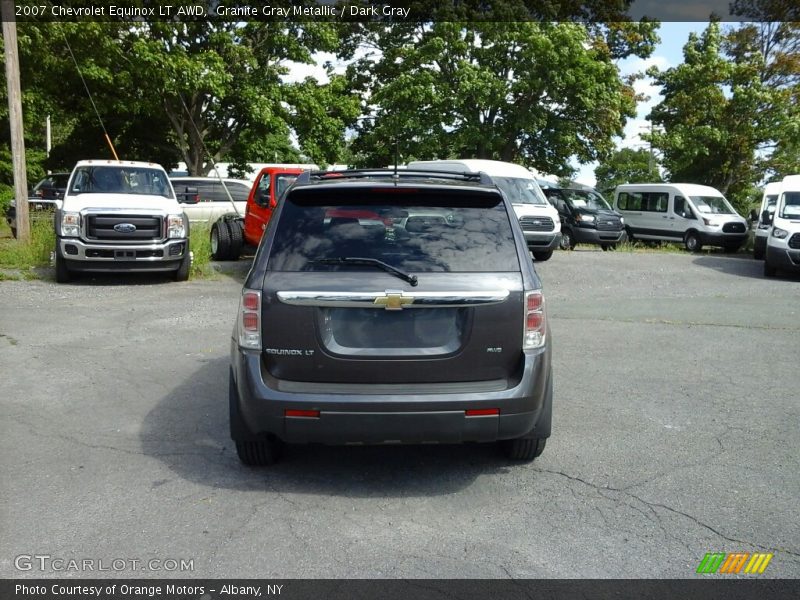 Granite Gray Metallic / Dark Gray 2007 Chevrolet Equinox LT AWD