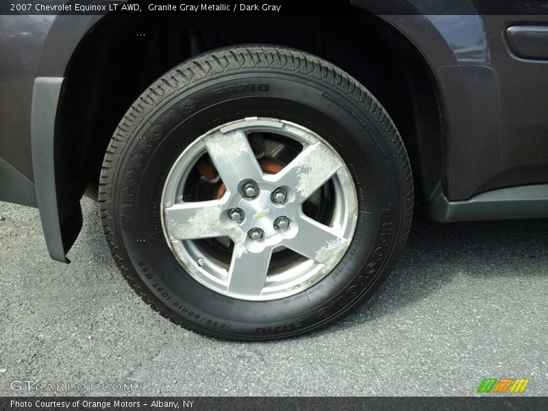 Granite Gray Metallic / Dark Gray 2007 Chevrolet Equinox LT AWD