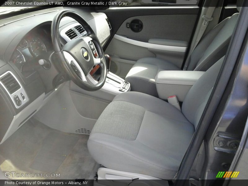 Granite Gray Metallic / Dark Gray 2007 Chevrolet Equinox LT AWD