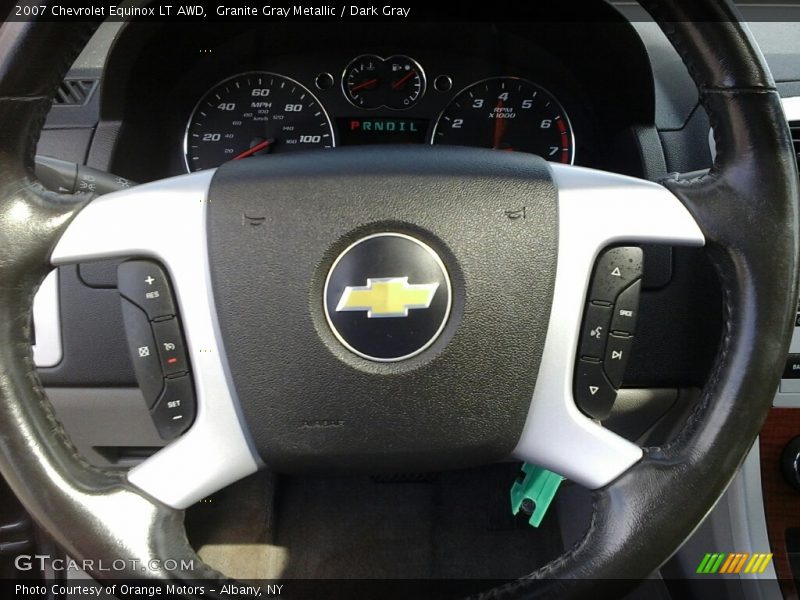 Granite Gray Metallic / Dark Gray 2007 Chevrolet Equinox LT AWD