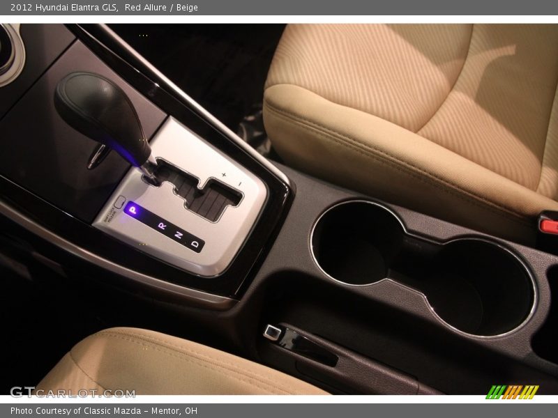 Red Allure / Beige 2012 Hyundai Elantra GLS