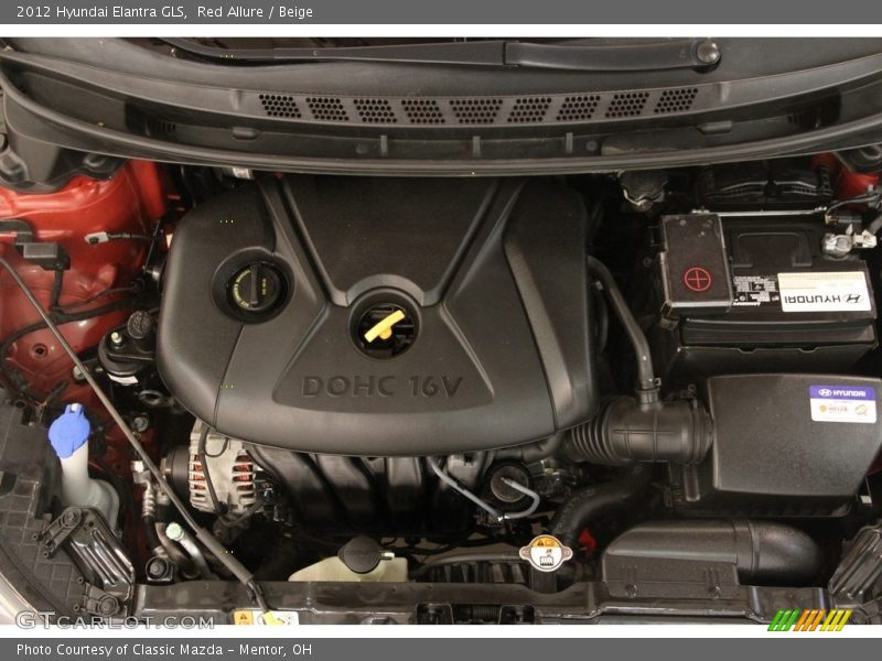 Red Allure / Beige 2012 Hyundai Elantra GLS