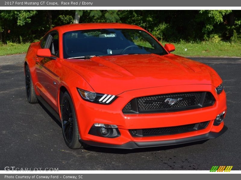 Race Red / Ebony 2017 Ford Mustang GT Coupe