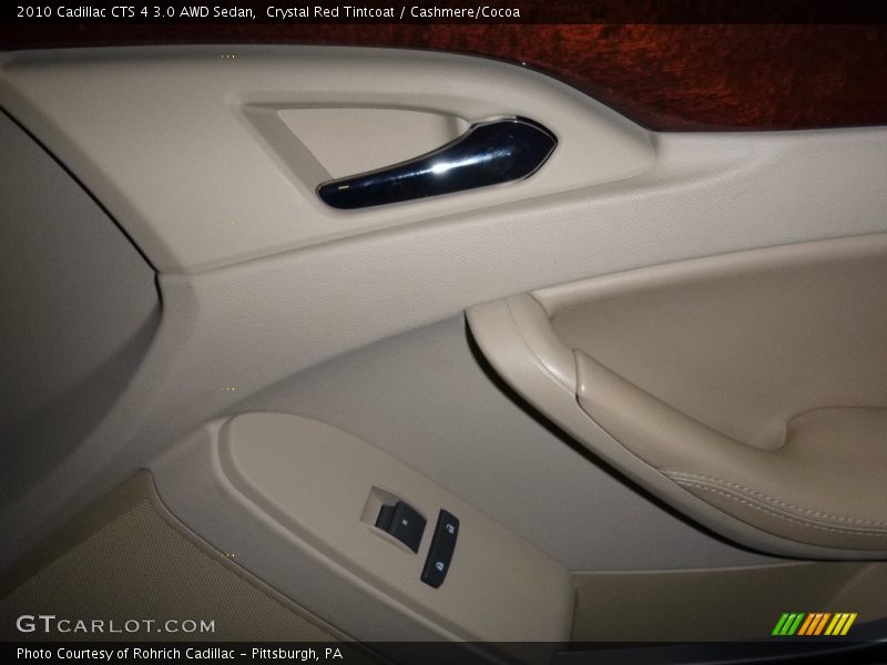 Crystal Red Tintcoat / Cashmere/Cocoa 2010 Cadillac CTS 4 3.0 AWD Sedan