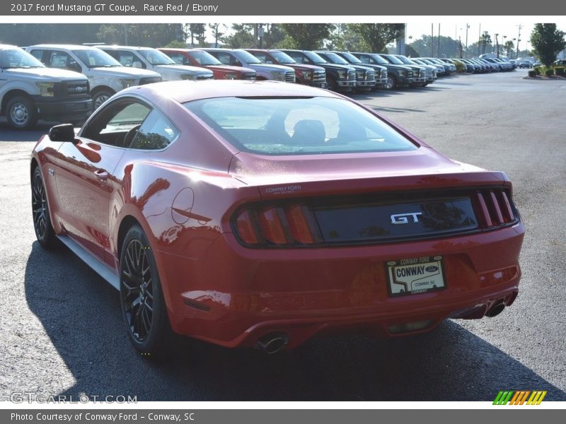 Race Red / Ebony 2017 Ford Mustang GT Coupe