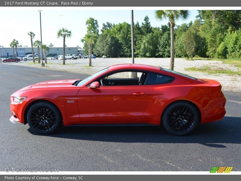 Race Red / Ebony 2017 Ford Mustang GT Coupe