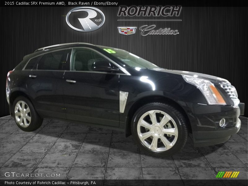 Black Raven / Ebony/Ebony 2015 Cadillac SRX Premium AWD