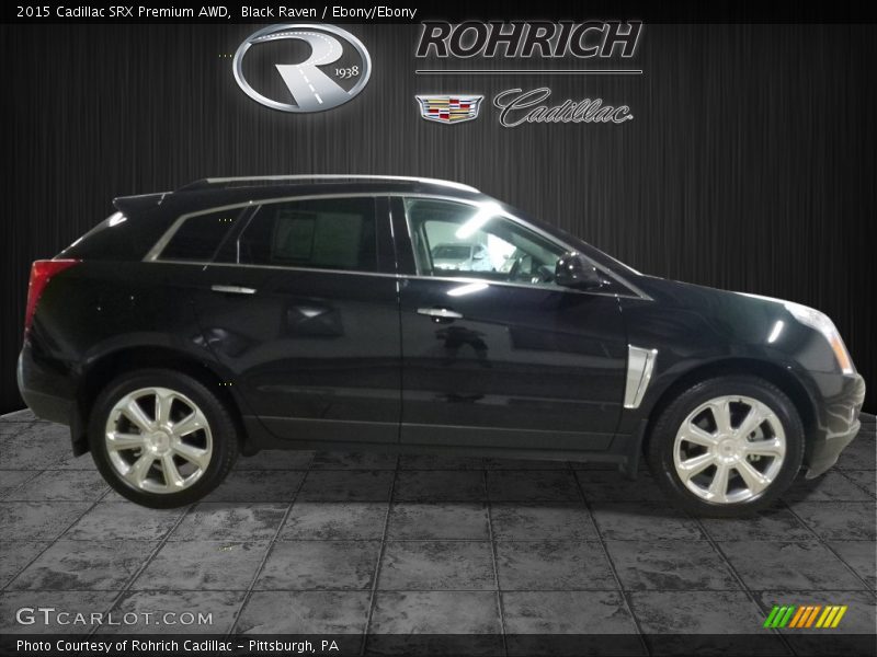 Black Raven / Ebony/Ebony 2015 Cadillac SRX Premium AWD