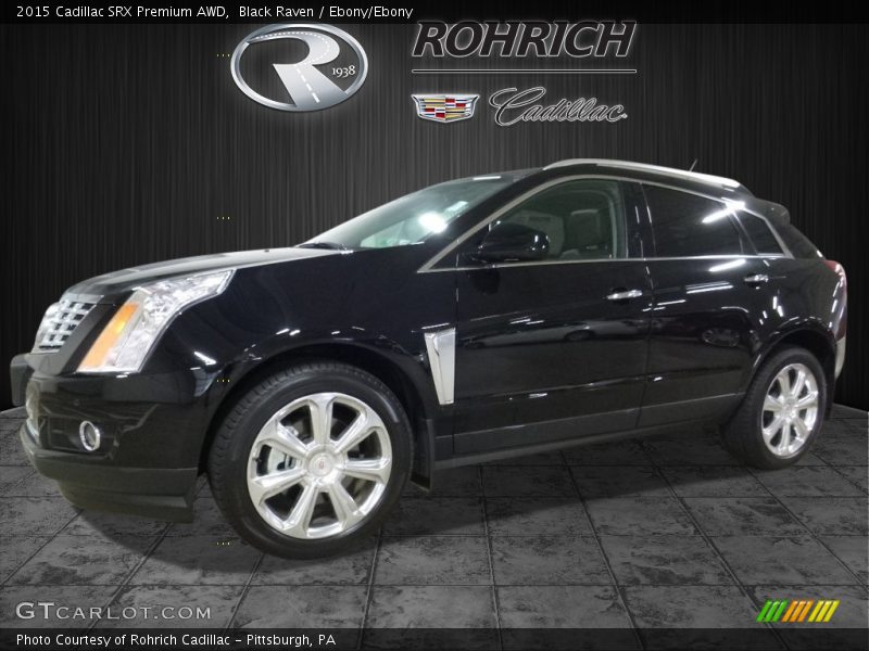 Black Raven / Ebony/Ebony 2015 Cadillac SRX Premium AWD