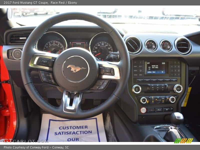 Race Red / Ebony 2017 Ford Mustang GT Coupe