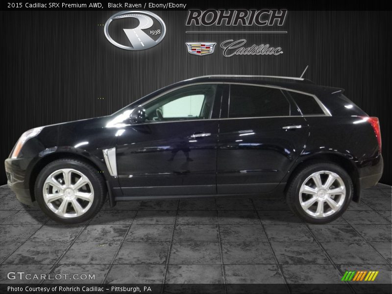 Black Raven / Ebony/Ebony 2015 Cadillac SRX Premium AWD