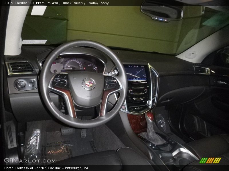 Black Raven / Ebony/Ebony 2015 Cadillac SRX Premium AWD