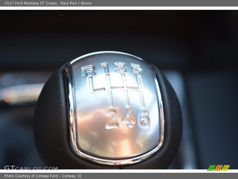 Race Red / Ebony 2017 Ford Mustang GT Coupe