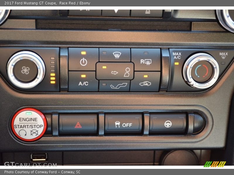 Race Red / Ebony 2017 Ford Mustang GT Coupe