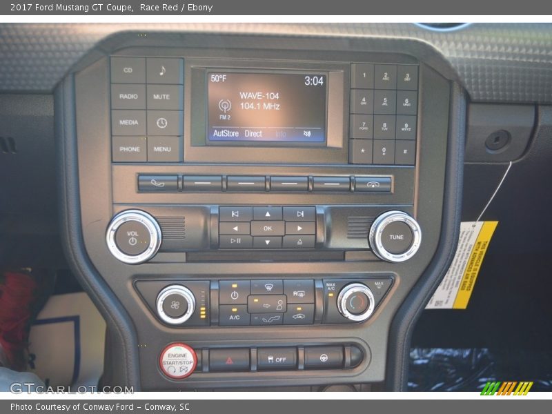 Race Red / Ebony 2017 Ford Mustang GT Coupe