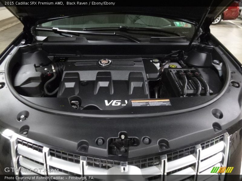 Black Raven / Ebony/Ebony 2015 Cadillac SRX Premium AWD