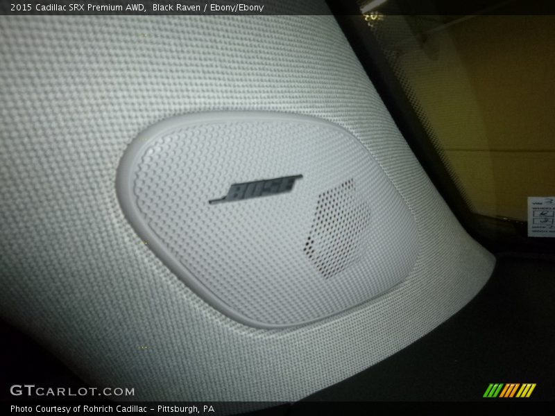 Black Raven / Ebony/Ebony 2015 Cadillac SRX Premium AWD