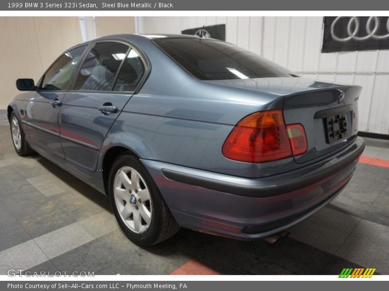 Steel Blue Metallic / Black 1999 BMW 3 Series 323i Sedan