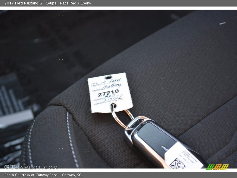 Race Red / Ebony 2017 Ford Mustang GT Coupe