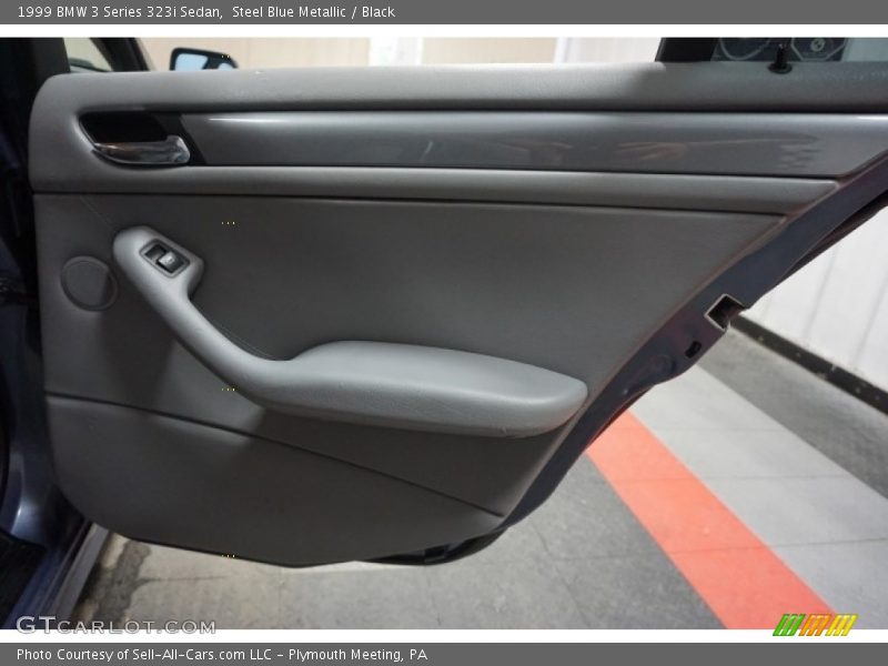 Steel Blue Metallic / Black 1999 BMW 3 Series 323i Sedan