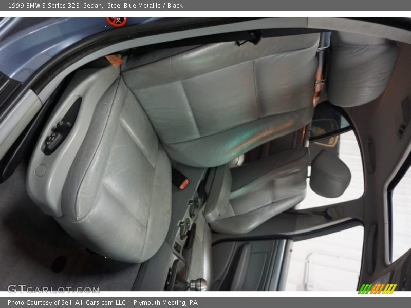 Steel Blue Metallic / Black 1999 BMW 3 Series 323i Sedan