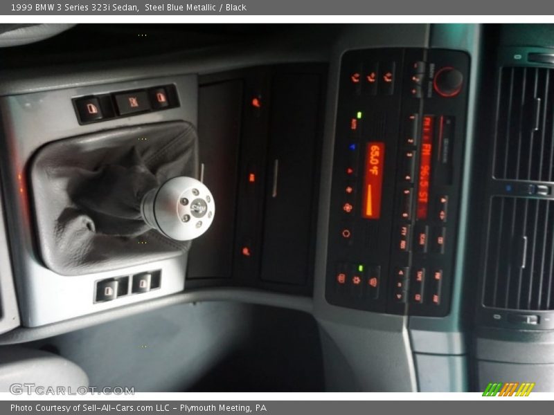 Steel Blue Metallic / Black 1999 BMW 3 Series 323i Sedan