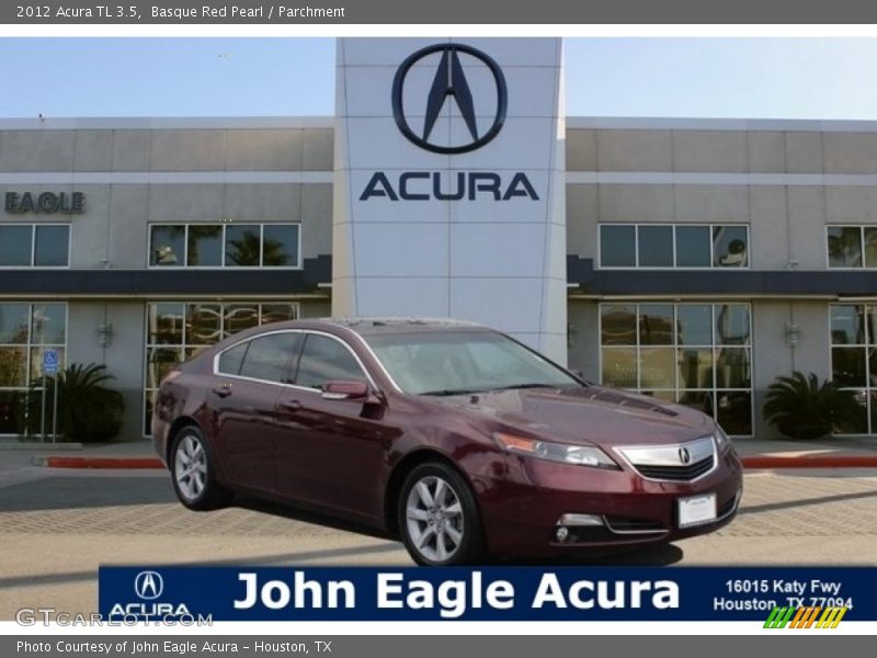 Basque Red Pearl / Parchment 2012 Acura TL 3.5