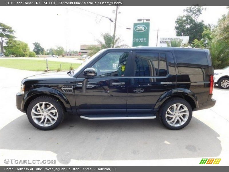 Santorini Black Metallic / Ebony/Ebony 2016 Land Rover LR4 HSE LUX