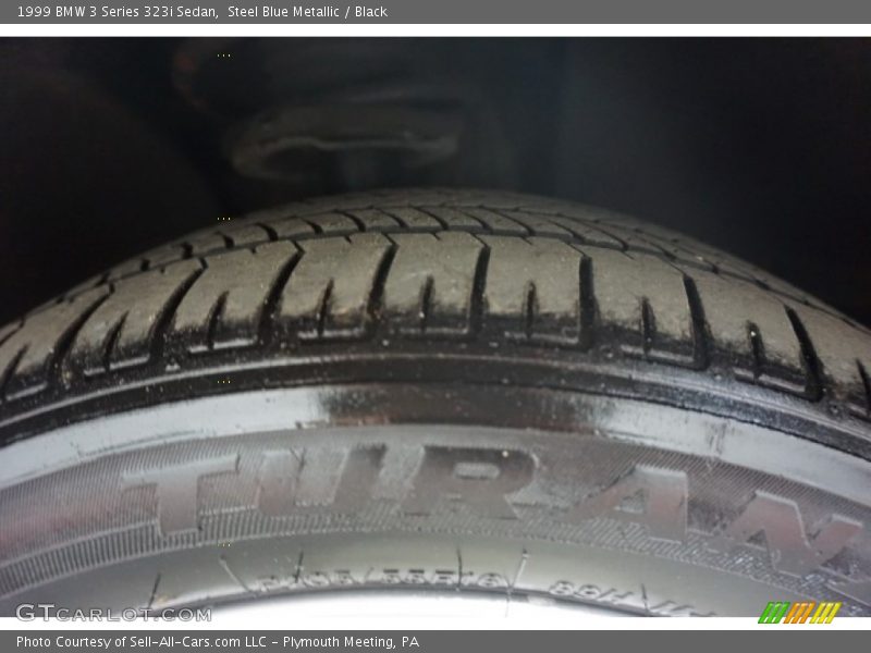 Steel Blue Metallic / Black 1999 BMW 3 Series 323i Sedan