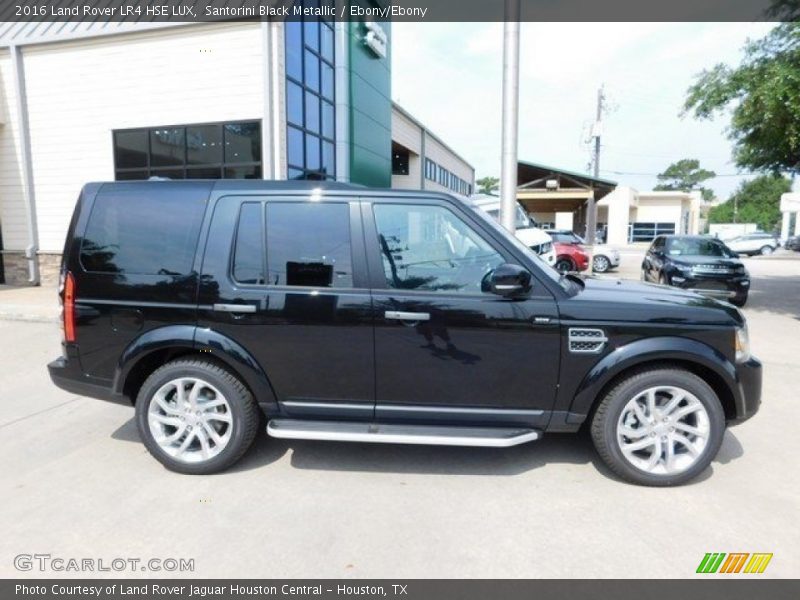Santorini Black Metallic / Ebony/Ebony 2016 Land Rover LR4 HSE LUX