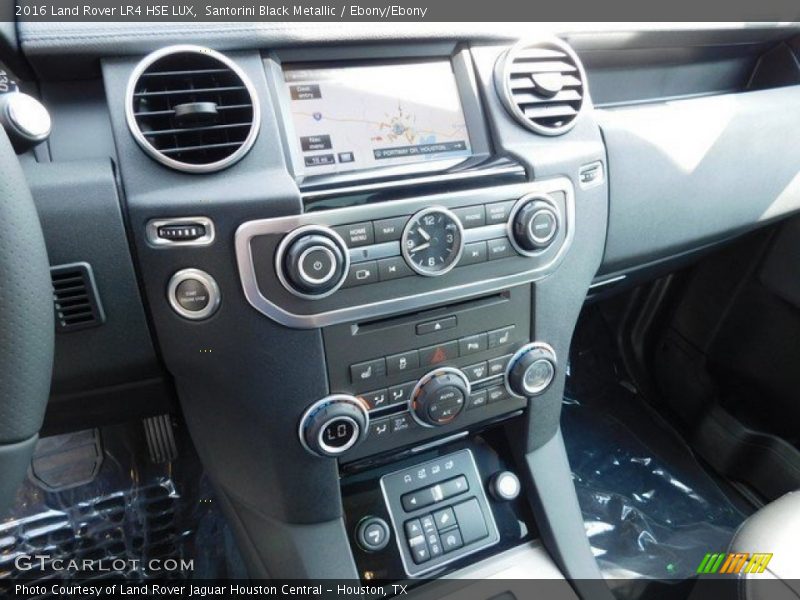 Santorini Black Metallic / Ebony/Ebony 2016 Land Rover LR4 HSE LUX