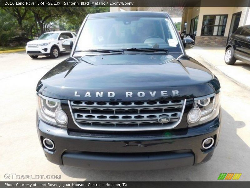 Santorini Black Metallic / Ebony/Ebony 2016 Land Rover LR4 HSE LUX