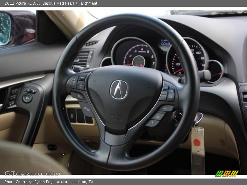 Basque Red Pearl / Parchment 2012 Acura TL 3.5