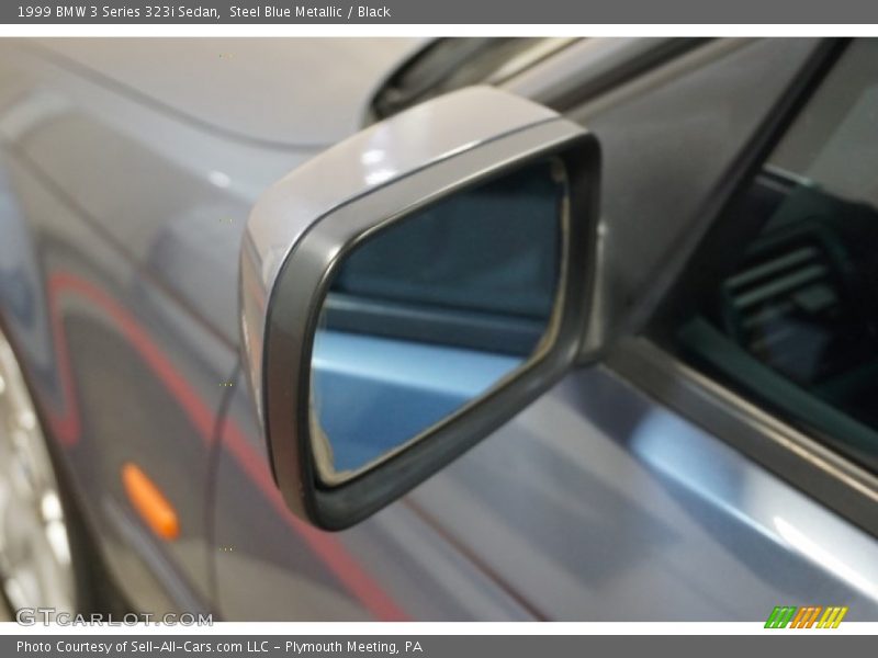 Steel Blue Metallic / Black 1999 BMW 3 Series 323i Sedan