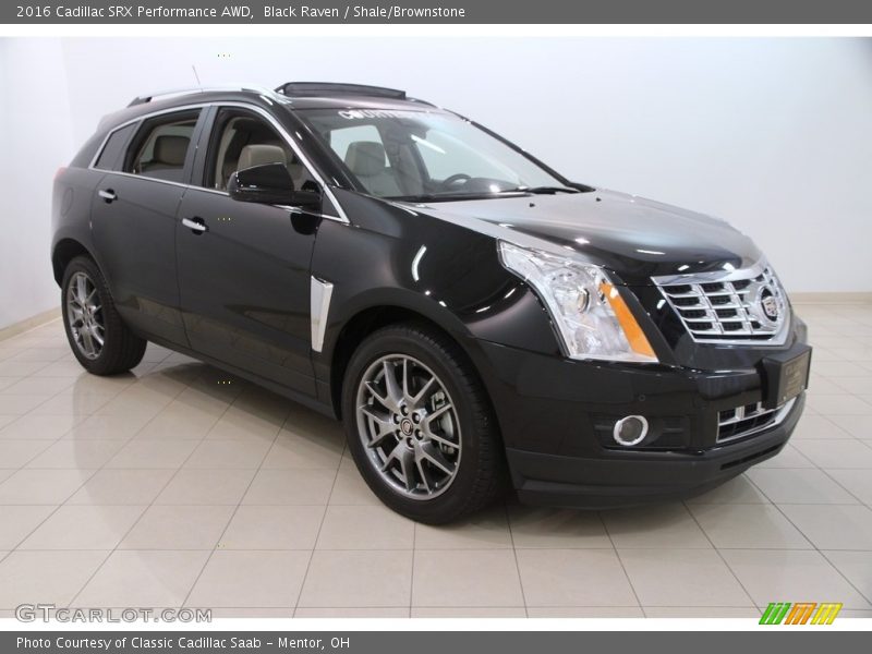 Black Raven / Shale/Brownstone 2016 Cadillac SRX Performance AWD