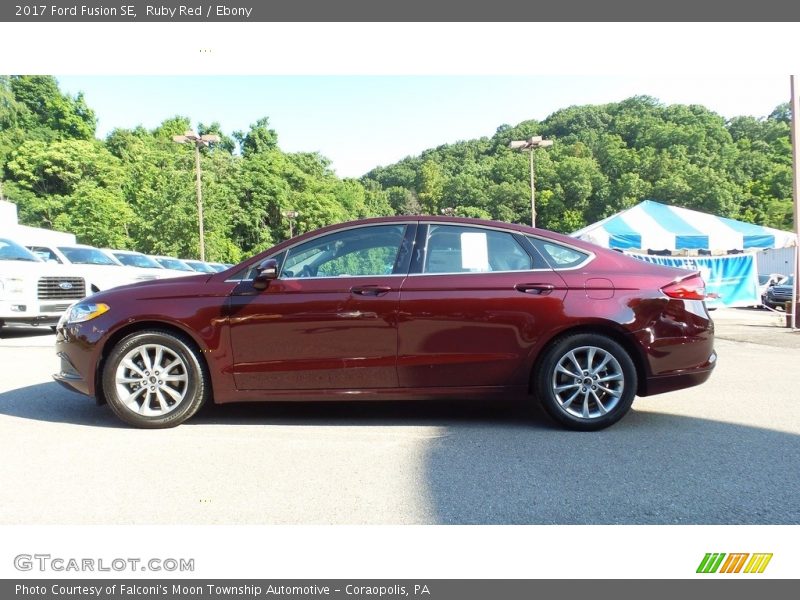 Ruby Red / Ebony 2017 Ford Fusion SE