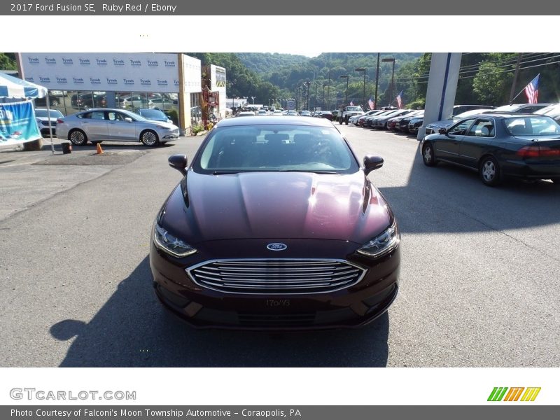 Ruby Red / Ebony 2017 Ford Fusion SE