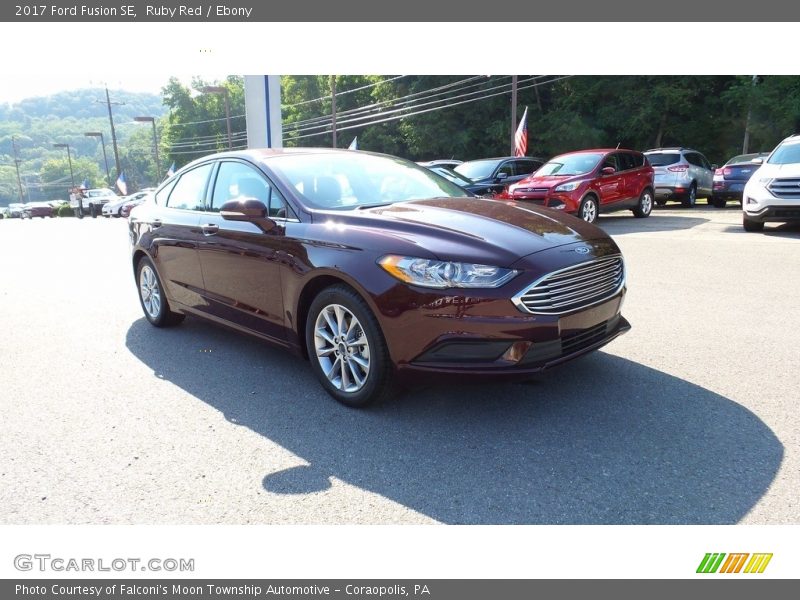 Ruby Red / Ebony 2017 Ford Fusion SE