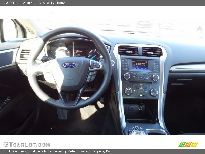 Ruby Red / Ebony 2017 Ford Fusion SE