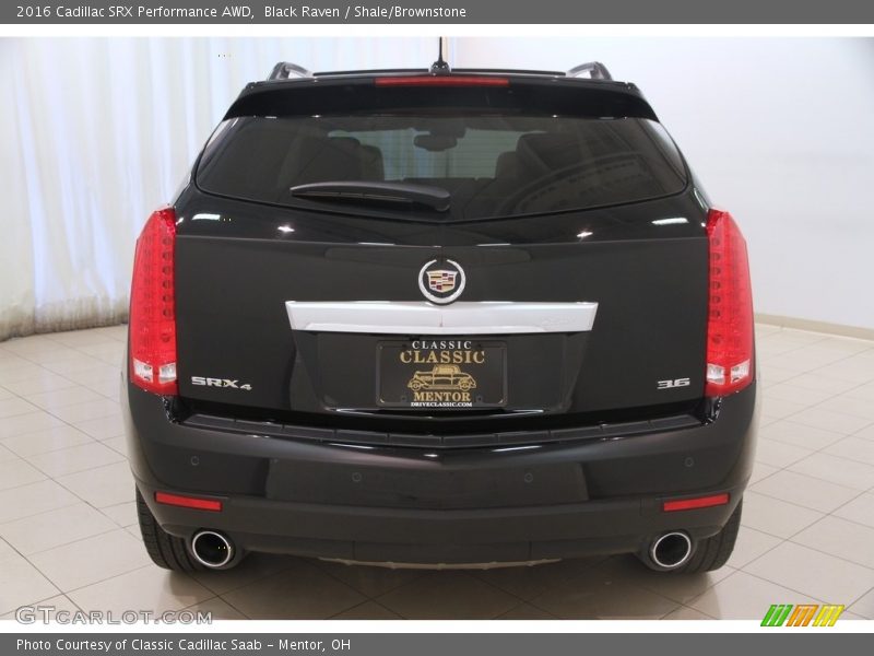 Black Raven / Shale/Brownstone 2016 Cadillac SRX Performance AWD