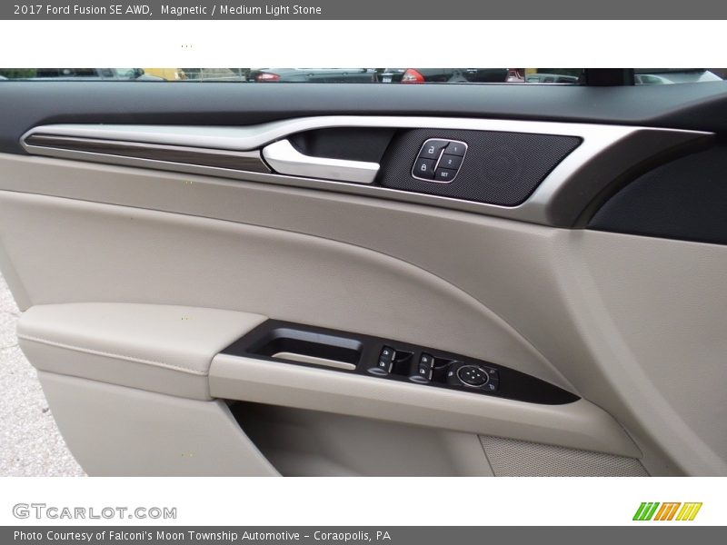 Magnetic / Medium Light Stone 2017 Ford Fusion SE AWD