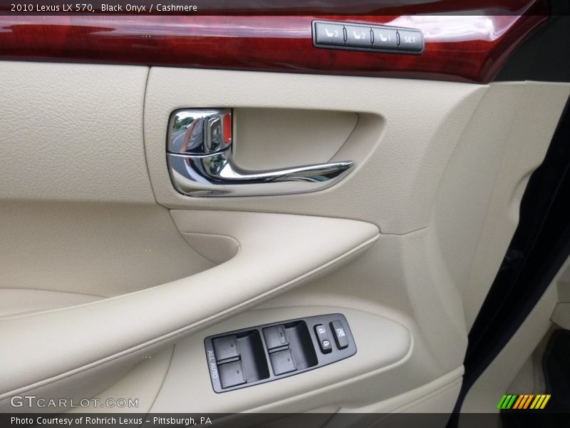 Black Onyx / Cashmere 2010 Lexus LX 570
