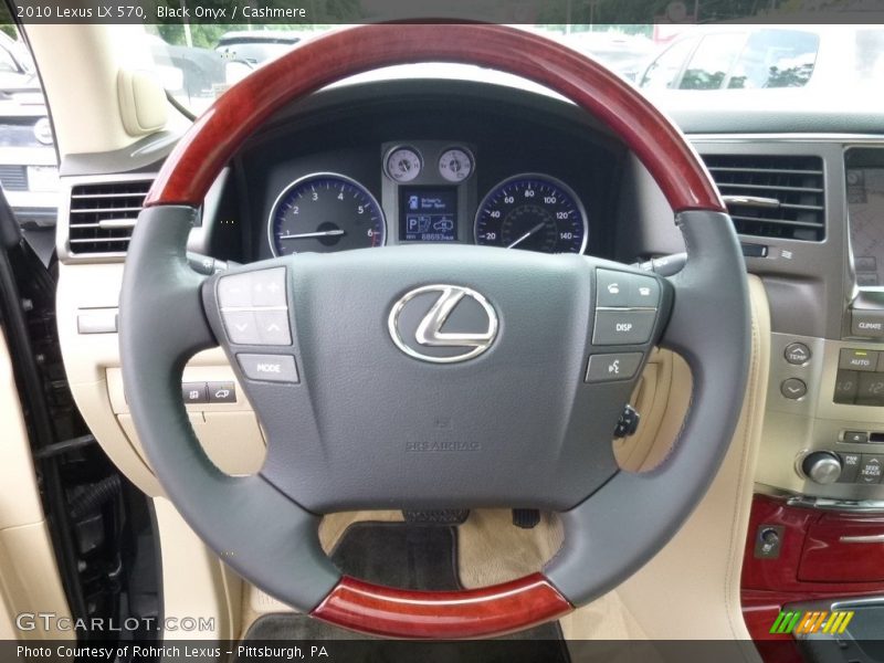 Black Onyx / Cashmere 2010 Lexus LX 570